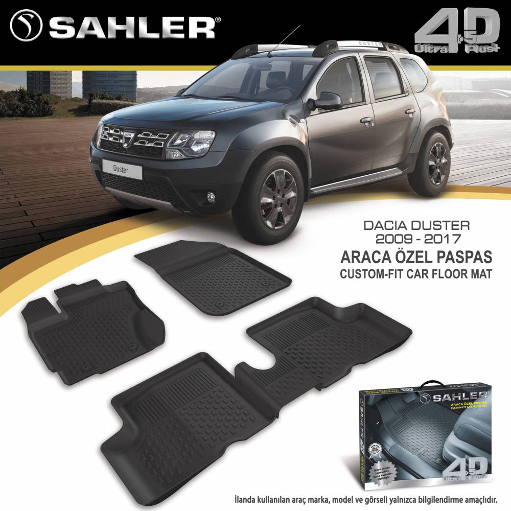 4.5D Sahler auto patosnice DACIA Duster 2009-2017