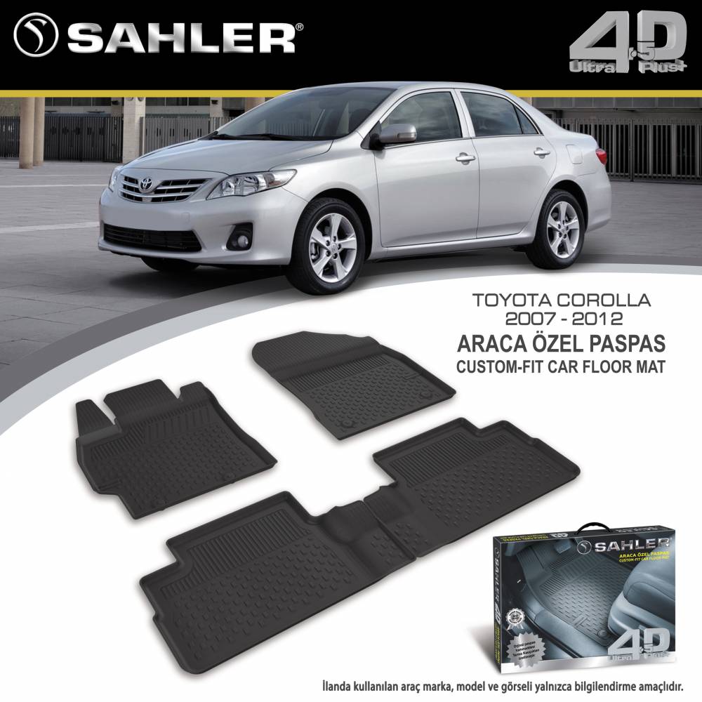 4.5D auto patosnice TOYOTA Corolla 2007-2012