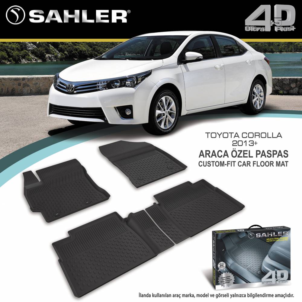 4.5D auto patosnice TOYOTA Corolla 2013-2019