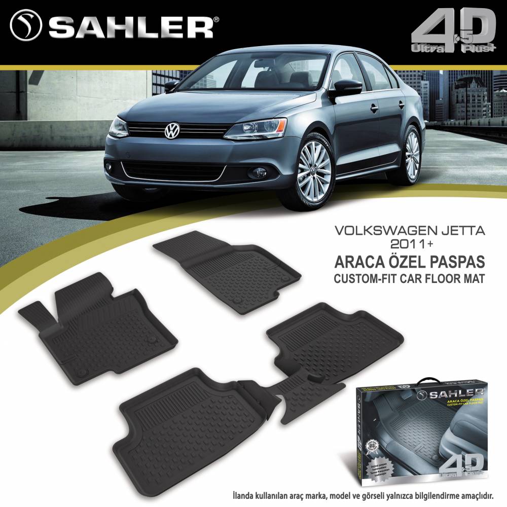 4.5D auto patosnice VOLKSWAGEN Jetta 2011-2020