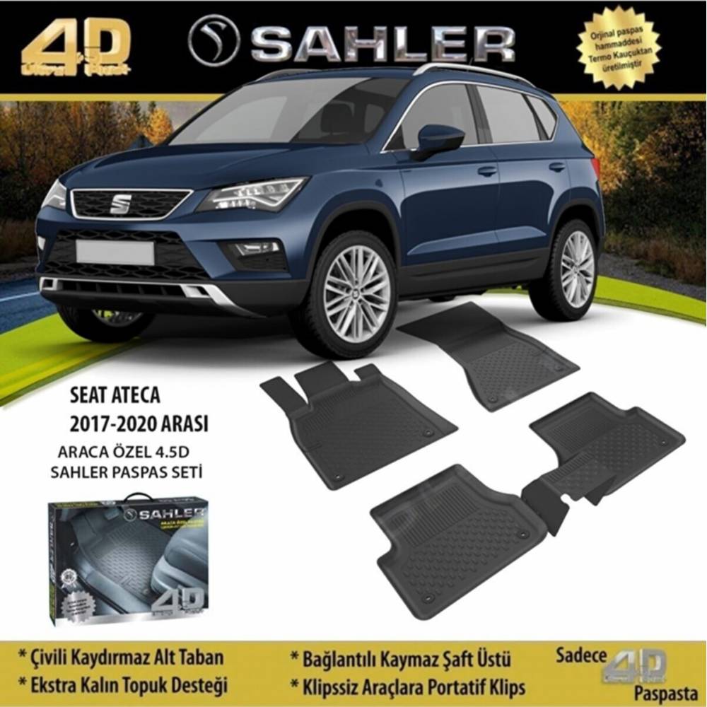 4.5D auto patosnice SEAT Ateca 2017+