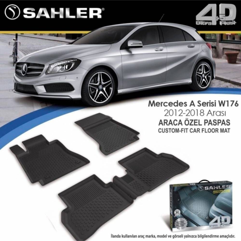 4.5D Sahler auto patosnice MERCEDES A Klasa W176 2012-2018