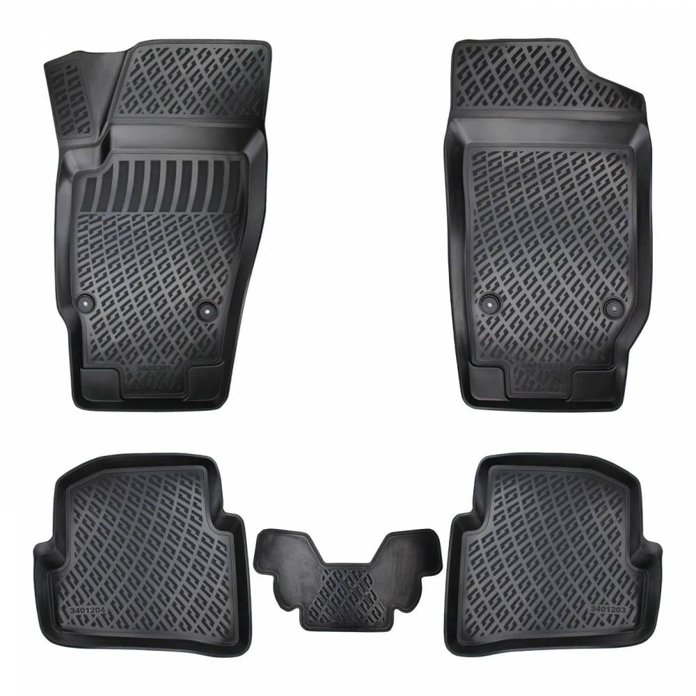 3D auto patosnice SKODA Fabia 2014-2020